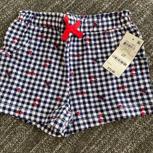 Gingham shorts